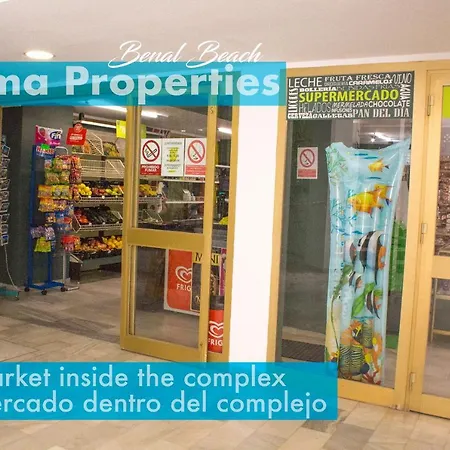 Διαμέρισμα Benal Ii, Estudio Con Parque Acuatico Y Vistas Al Mar. Benalmádena