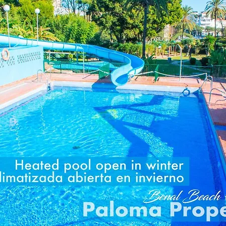 Διαμέρισμα Benal Ii, Estudio Con Parque Acuatico Y Vistas Al Mar. Benalmádena