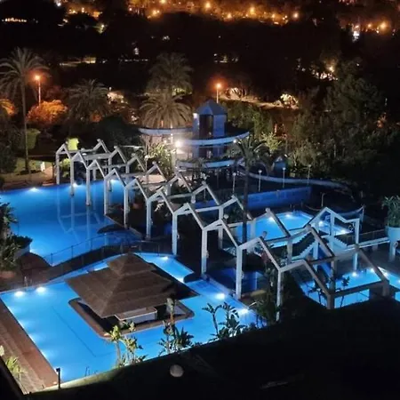 Benal Ii, Estudio Con Parque Acuático Y Vistas Al Mar. *