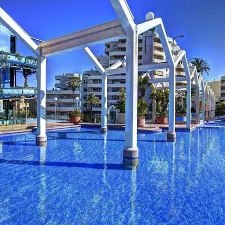 Benal Ii, Estudio Con Parque Acuatico Y Vistas Al Mar. Apartment Benalmadena