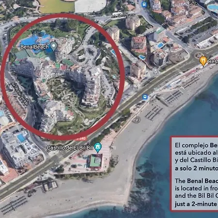 Apartment Benal Ii, Estudio Con Parque Acuatico Y Vistas Al Mar. Benalmadena