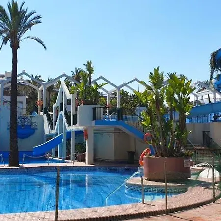 Benal Ii, Estudio Con Parque Acuatico Y Vistas Al Mar.